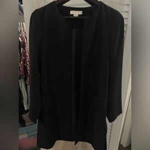 H&M Black Women's Open Front Blazer size 6